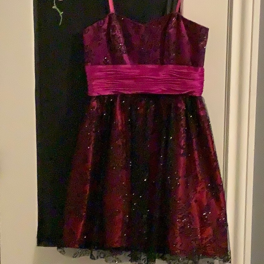 Pink prom dress